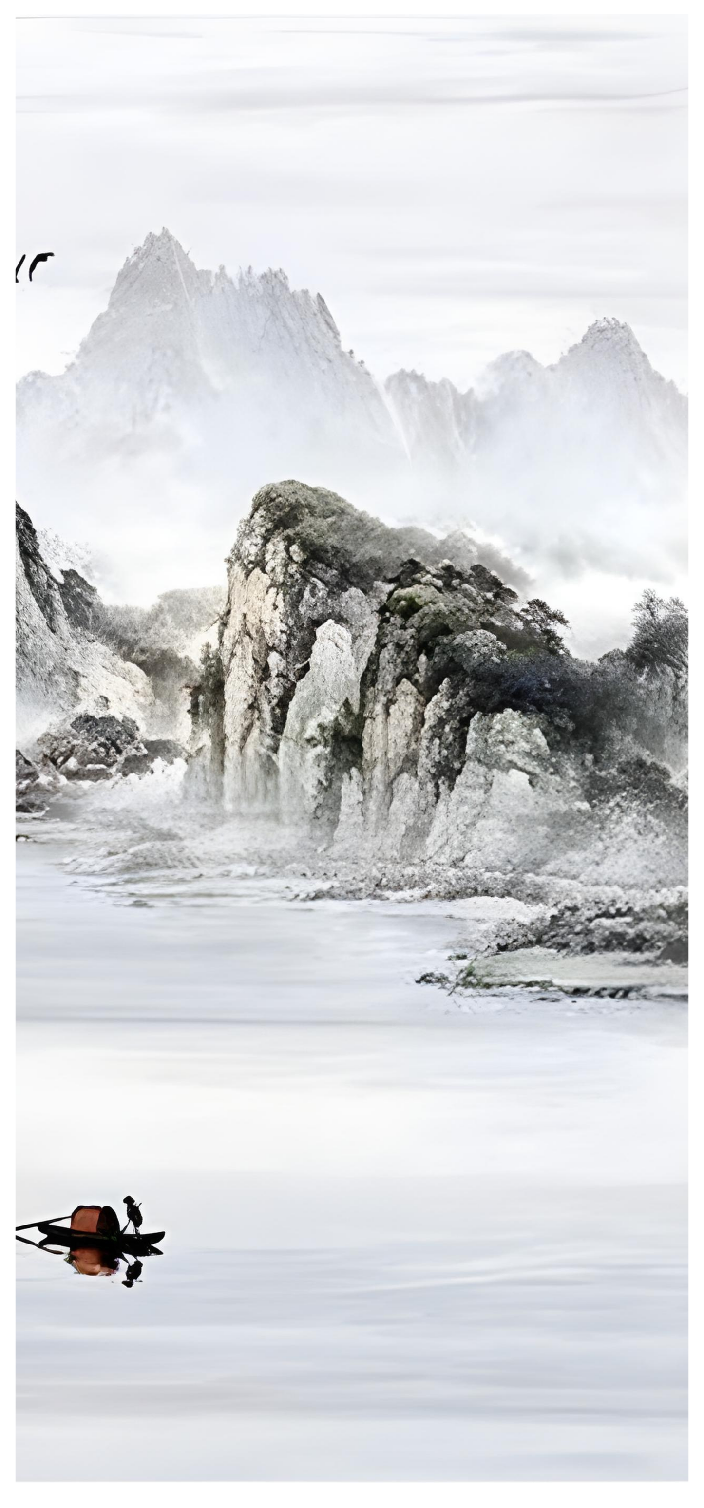 Normal Sintered Stone Slab - "All Rivers Run Into The Sea" Stone Pattern