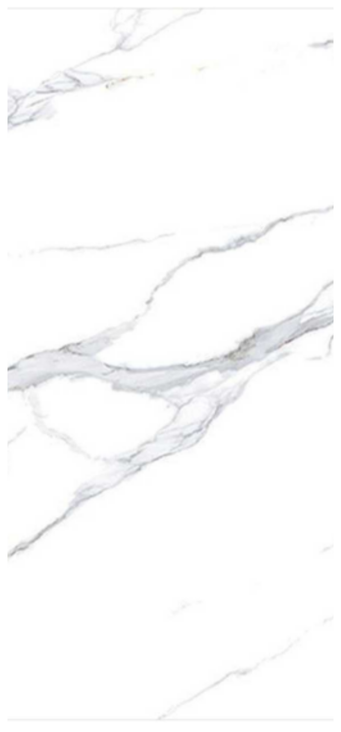 Normal Sintered Stone Slab - "Alphine White | ABC" Stone Pattern