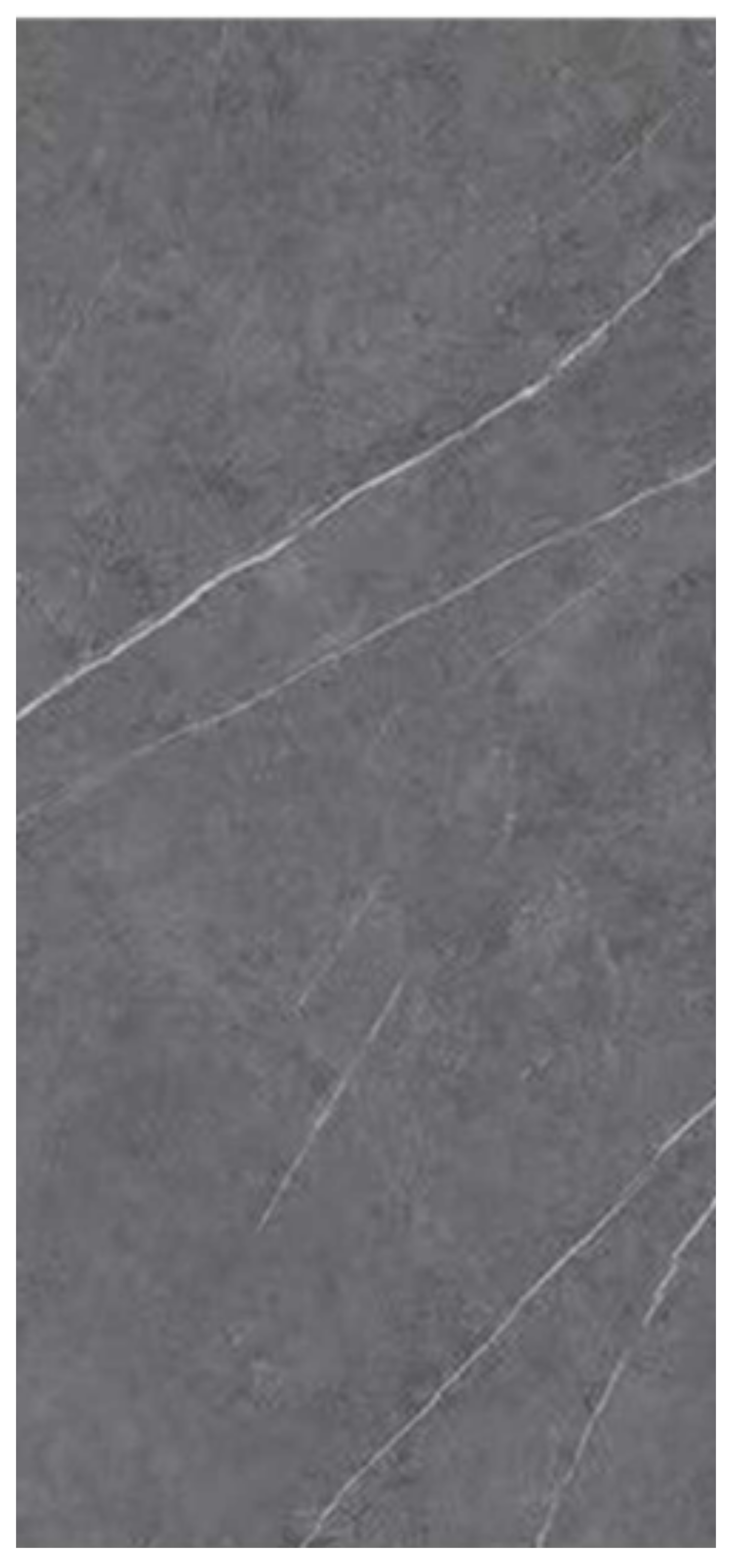 Normal Sintered Stone Slab - "Armani Dark Gray" Stone Pattern