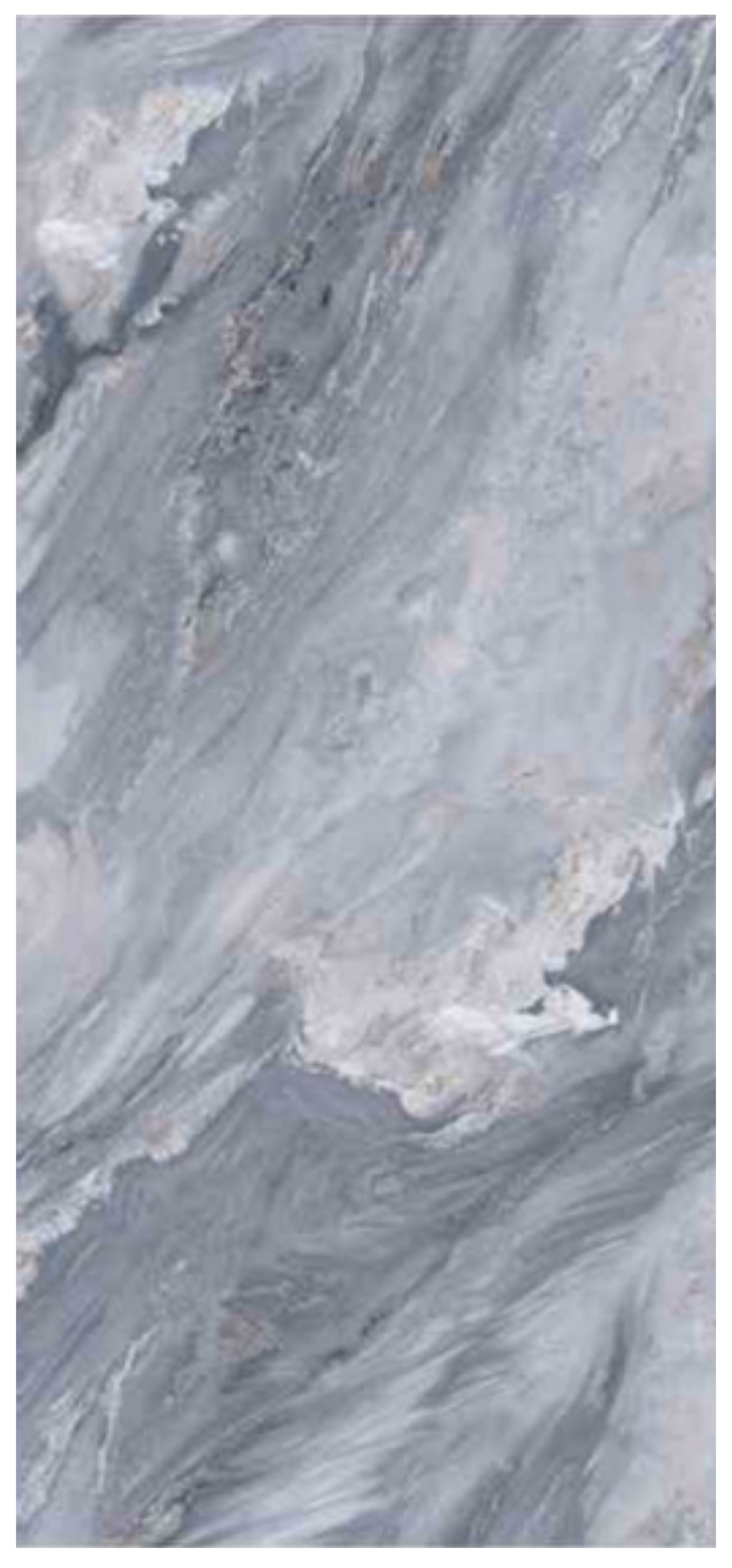 Normal Sintered Stone Slab - "Bulgari Blue | ABC " Stone Pattern