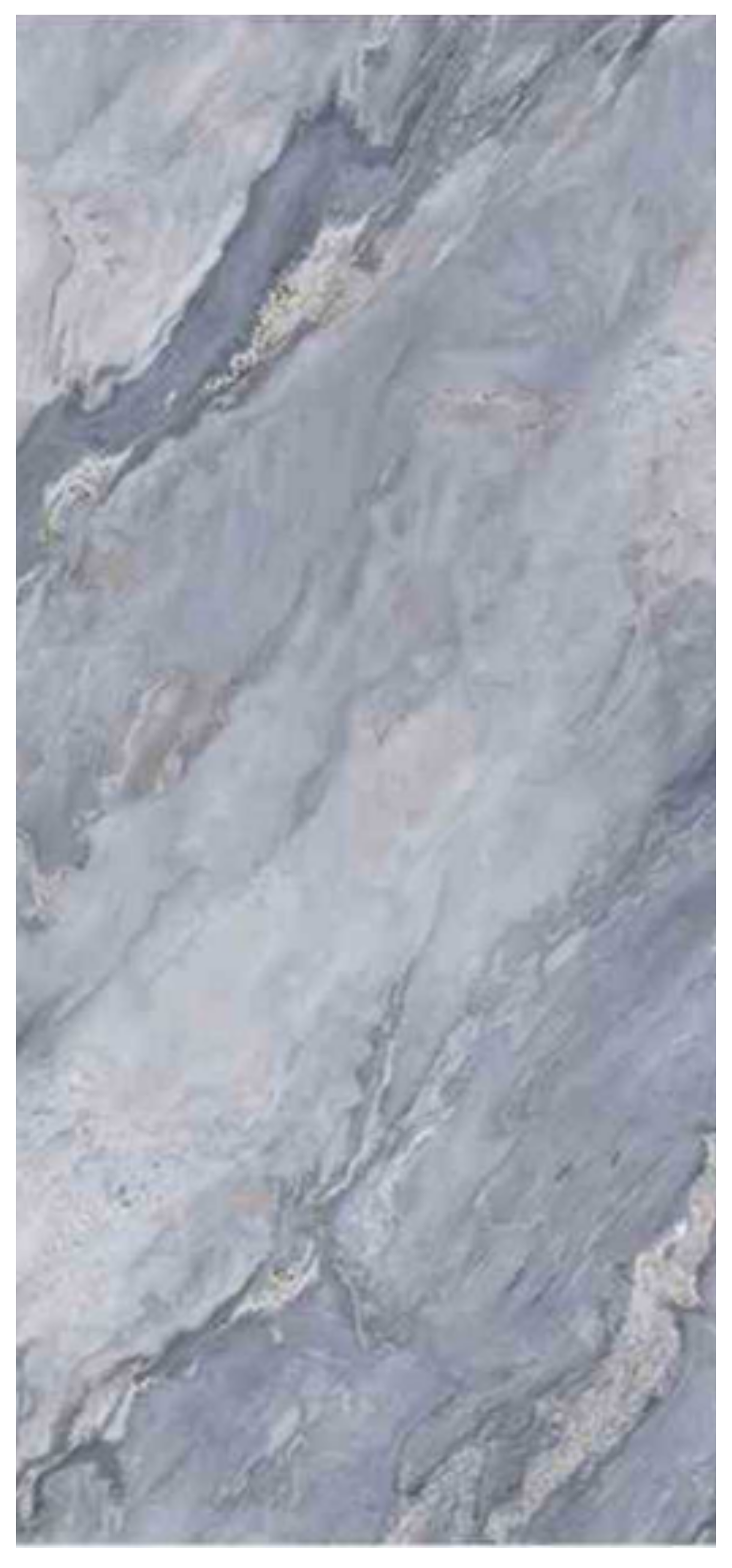 Normal Sintered Stone Slab - "Bulgari Blue | ABC " Stone Pattern