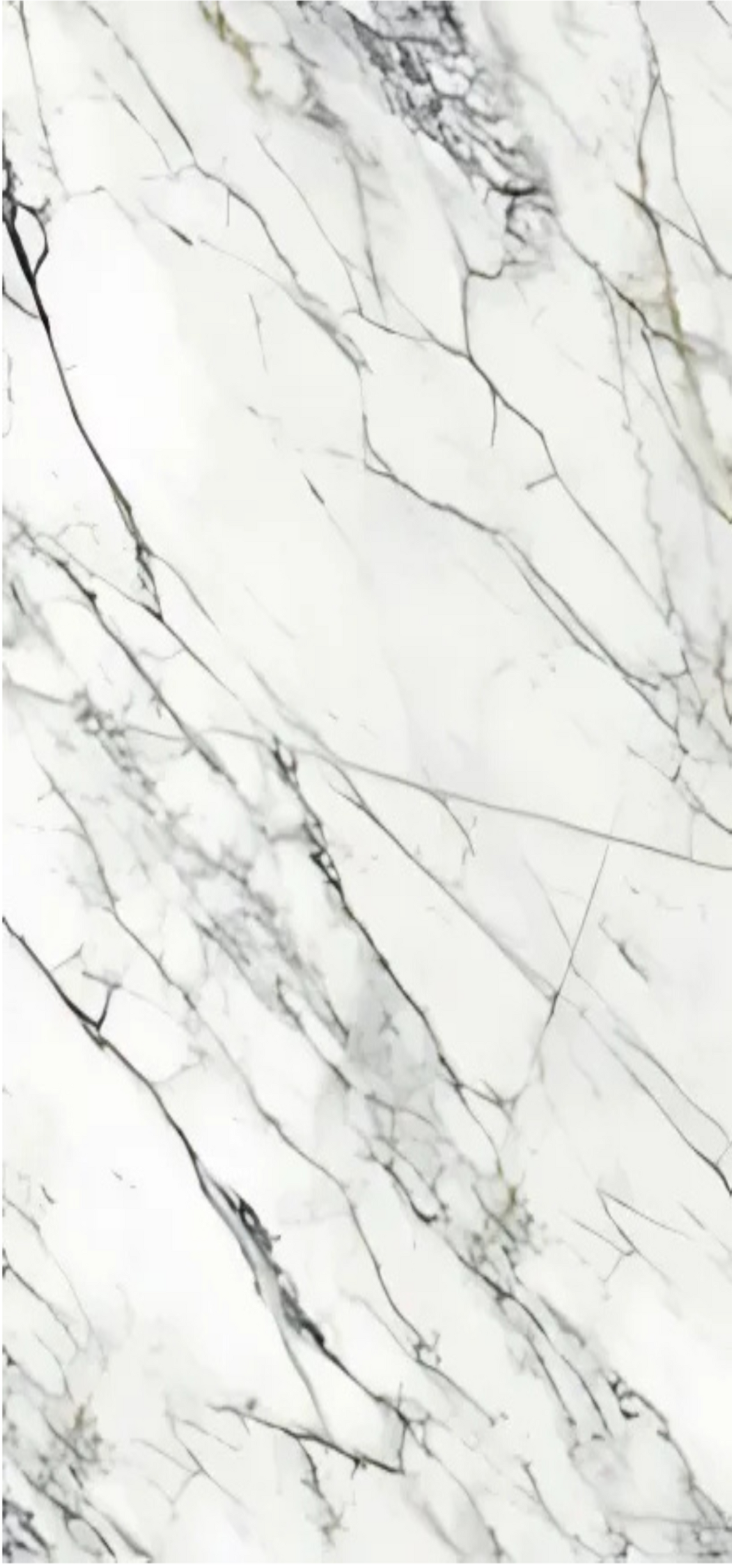 Normal Sintered Stone Slab - "Casa White | ABC" Stone Pattern