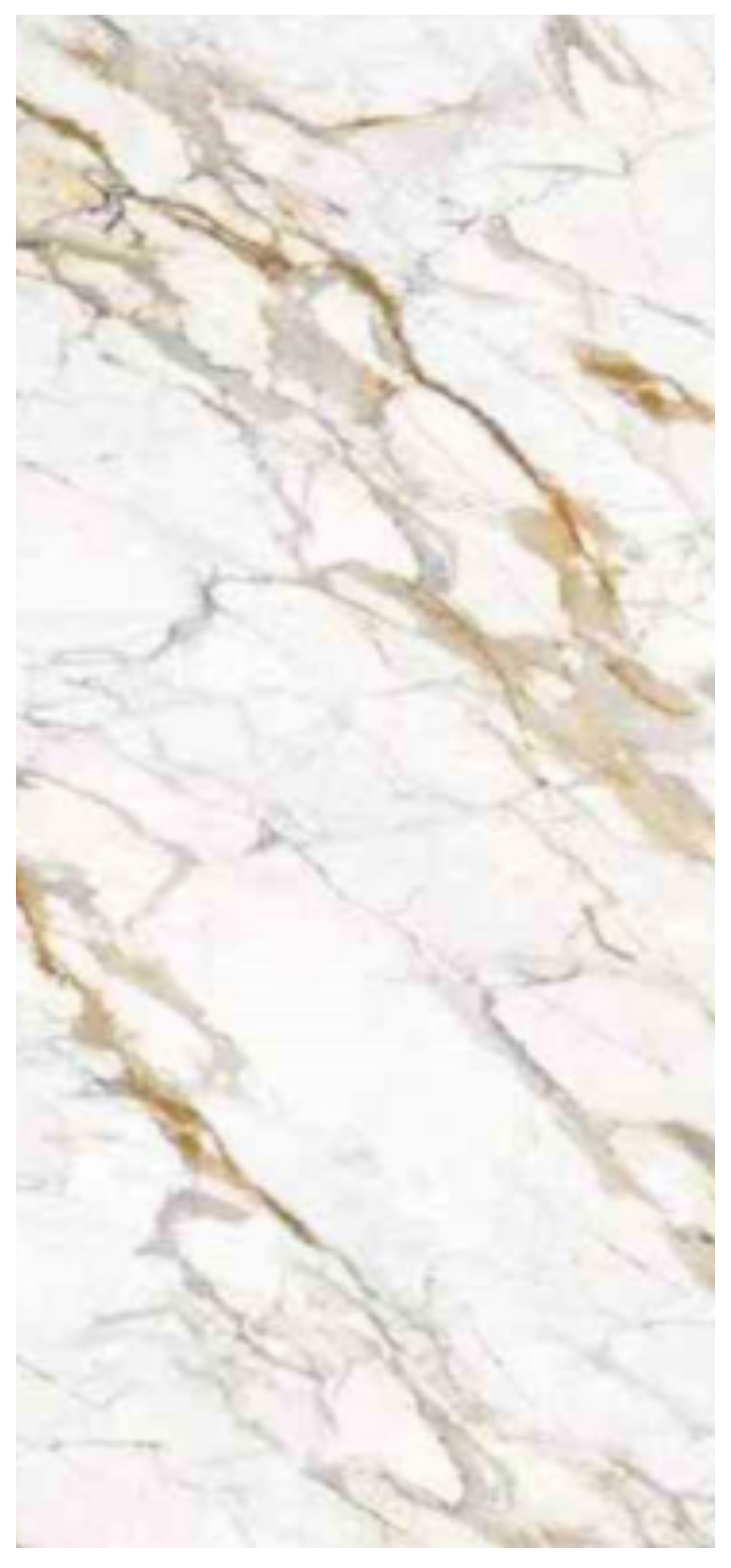 Normal Sintered Stone Slab - "Calacatta White Gold | AB" Stone Pattern