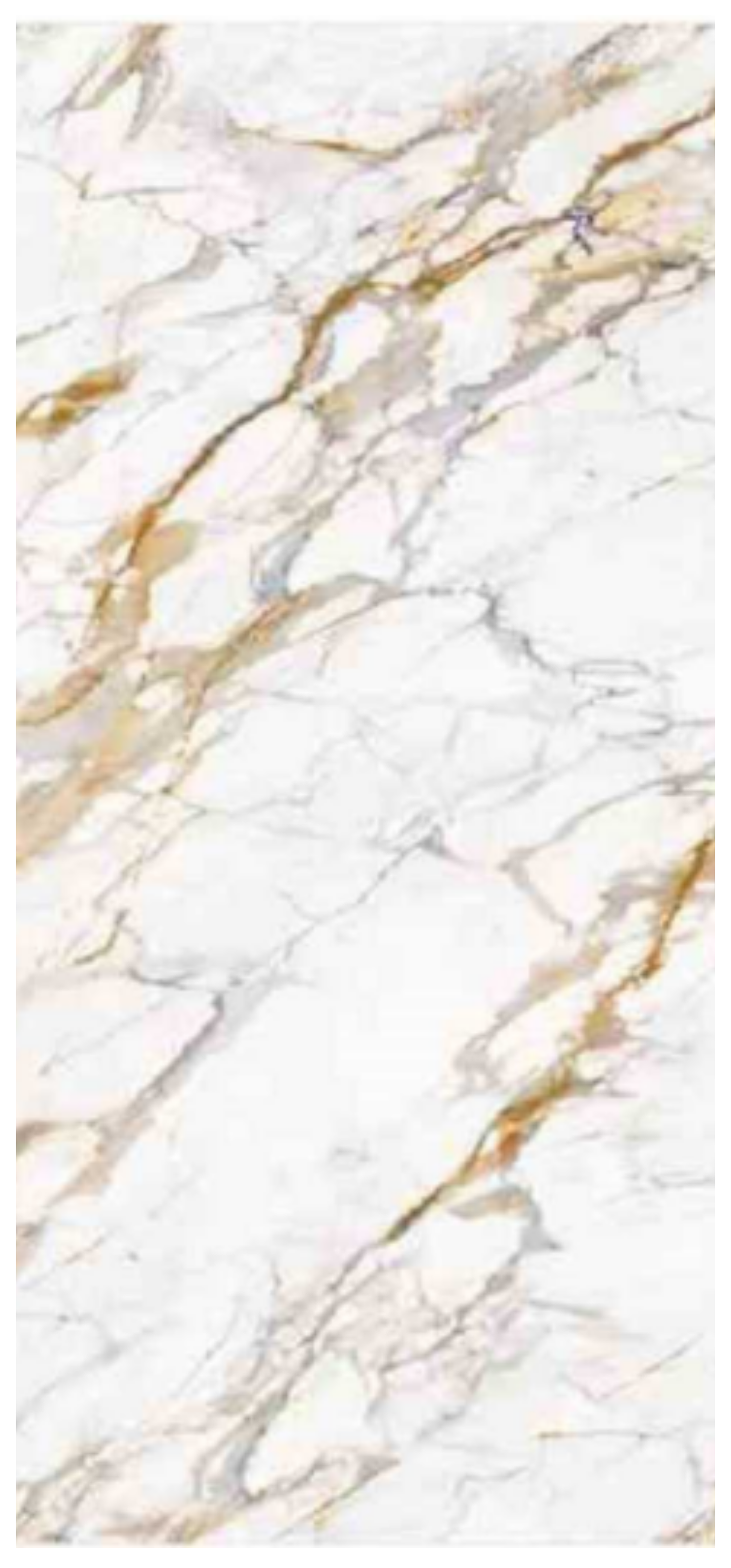 Normal Sintered Stone Slab - "Calacatta White Gold | AB" Stone Pattern