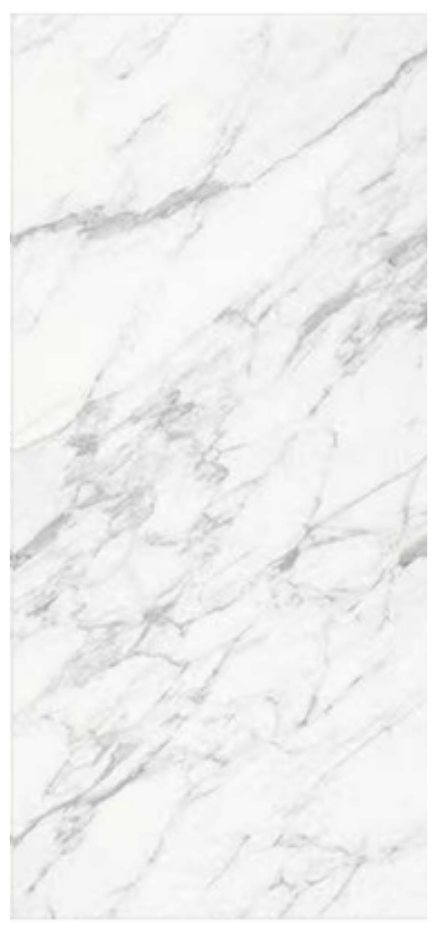 Normal Sintered Stone Slab - "Carrara White | AB" Stone Pattern