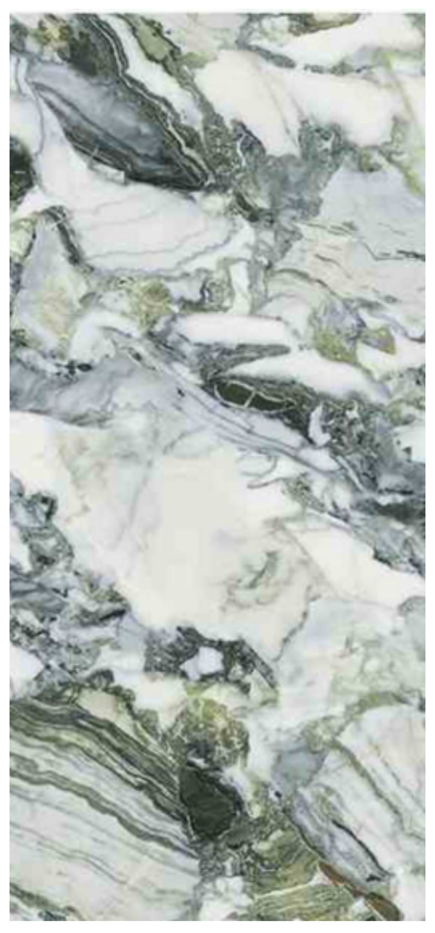 Normal Sintered Stone Slab - "Cold Jade | ABC" Stone Pattern