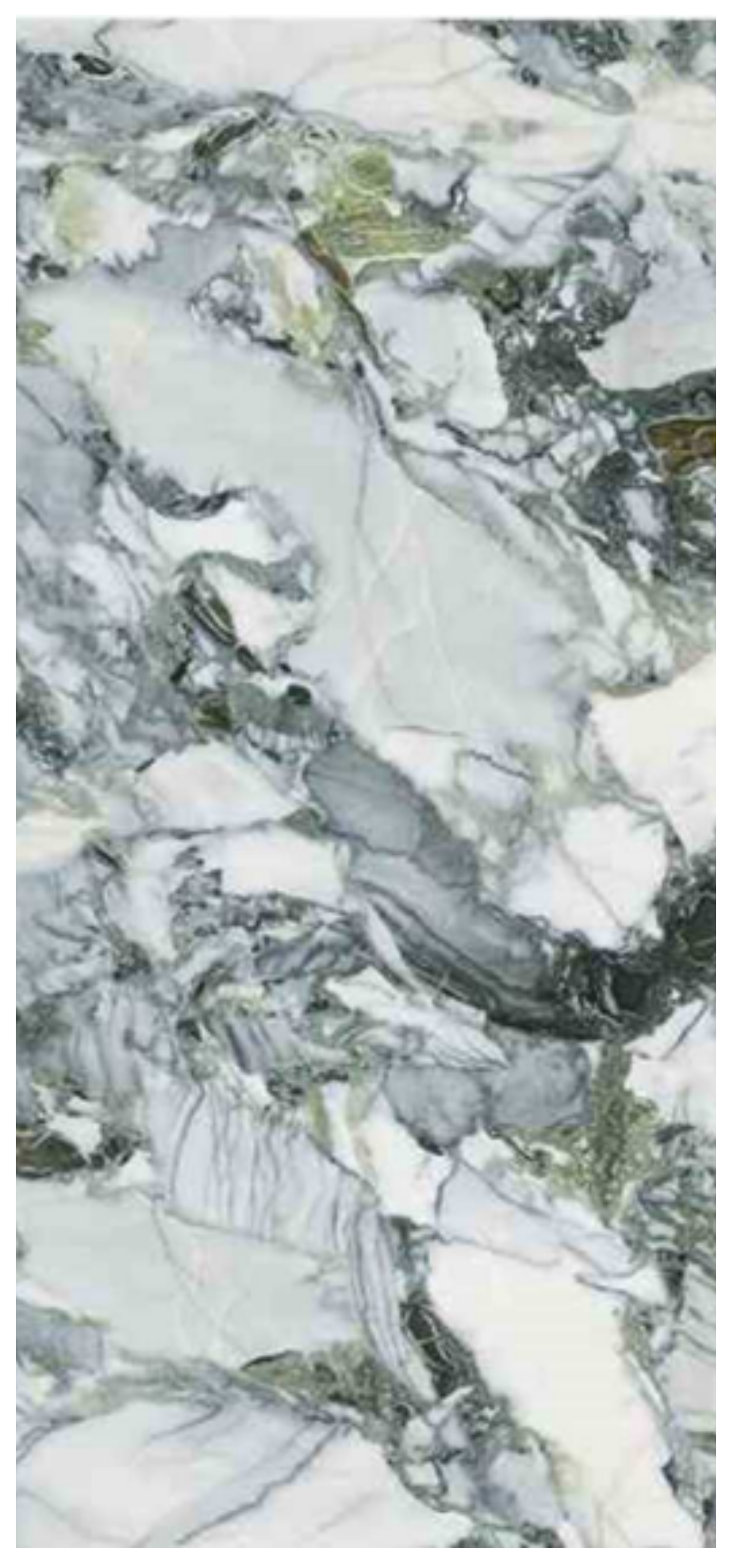 Normal Sintered Stone Slab - "Cold Jade | ABC" Stone Pattern