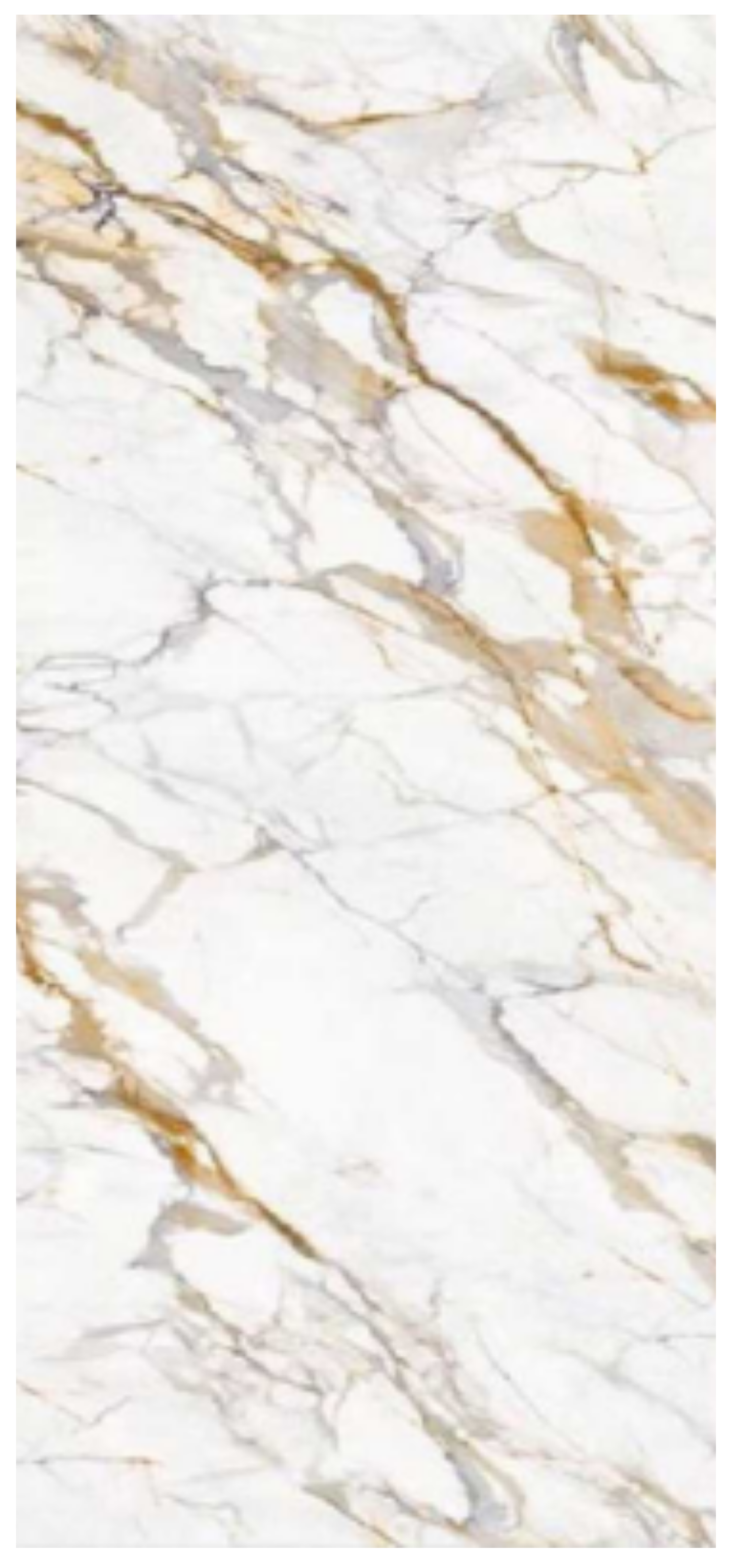 Normal Sintered Stone Slab - "Fish Belly White Gold | AB" Stone Pattern
