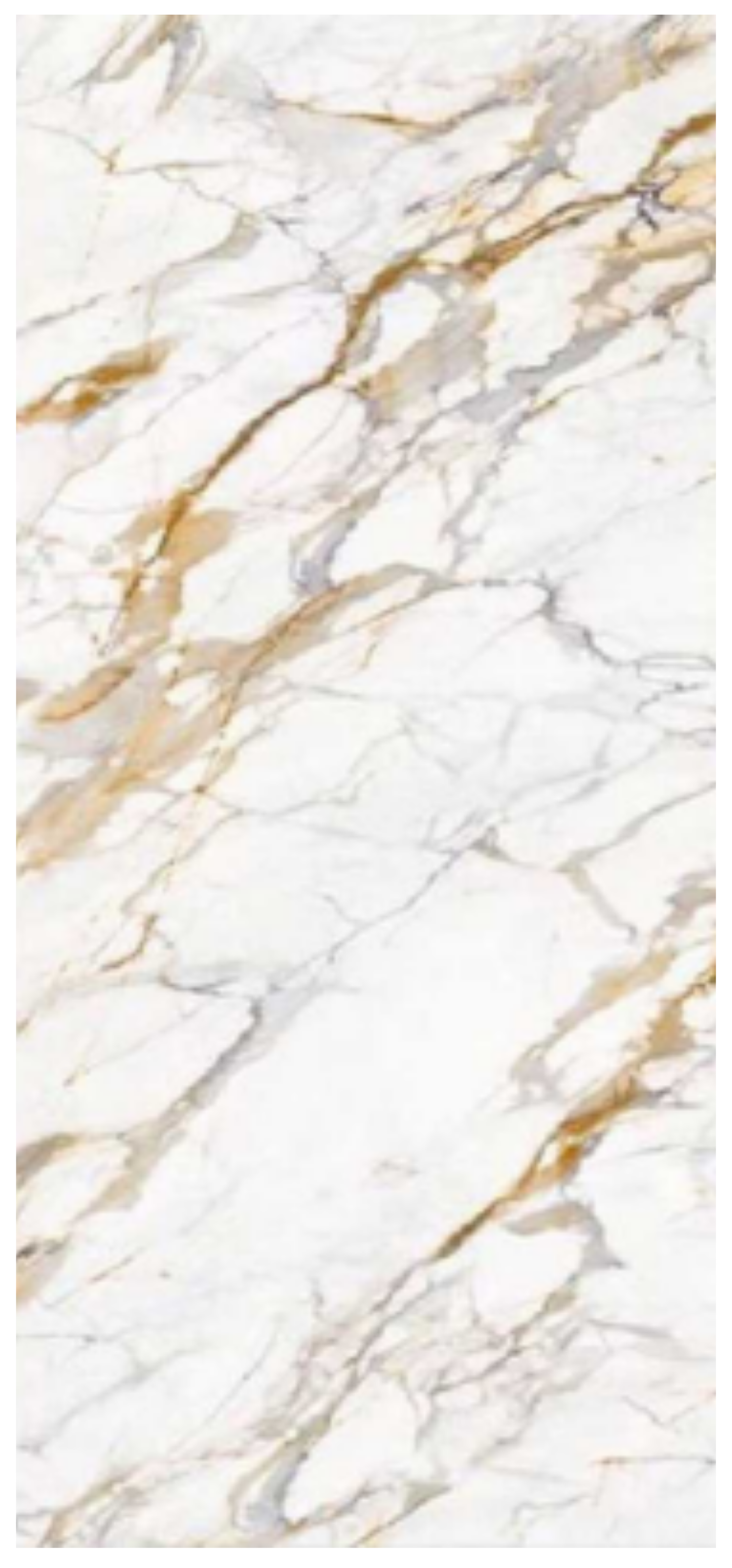 Normal Sintered Stone Slab - "Fish Belly White Gold | AB" Stone Pattern