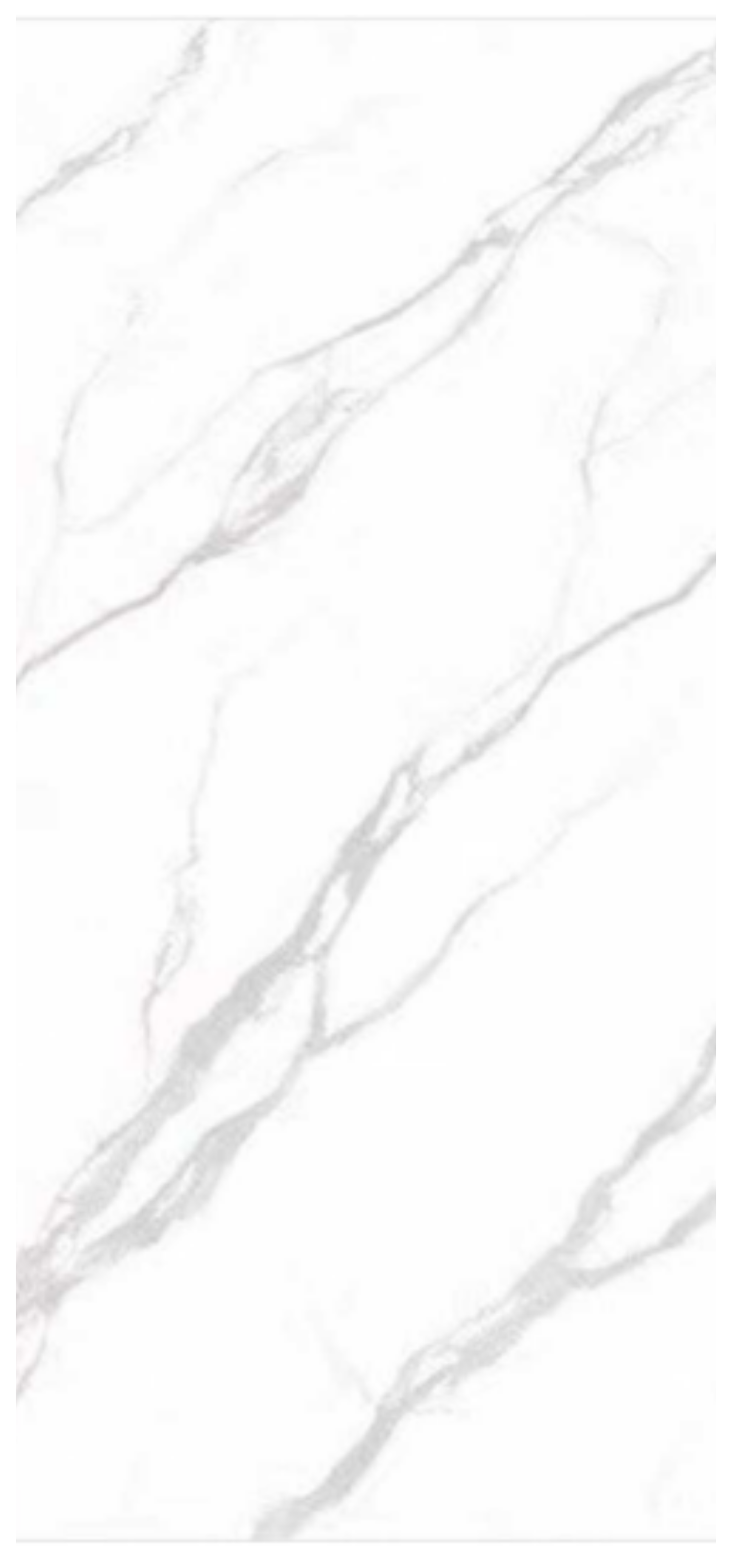 Normal Sintered Stone Slab - "Glacier White" Stone Pattern