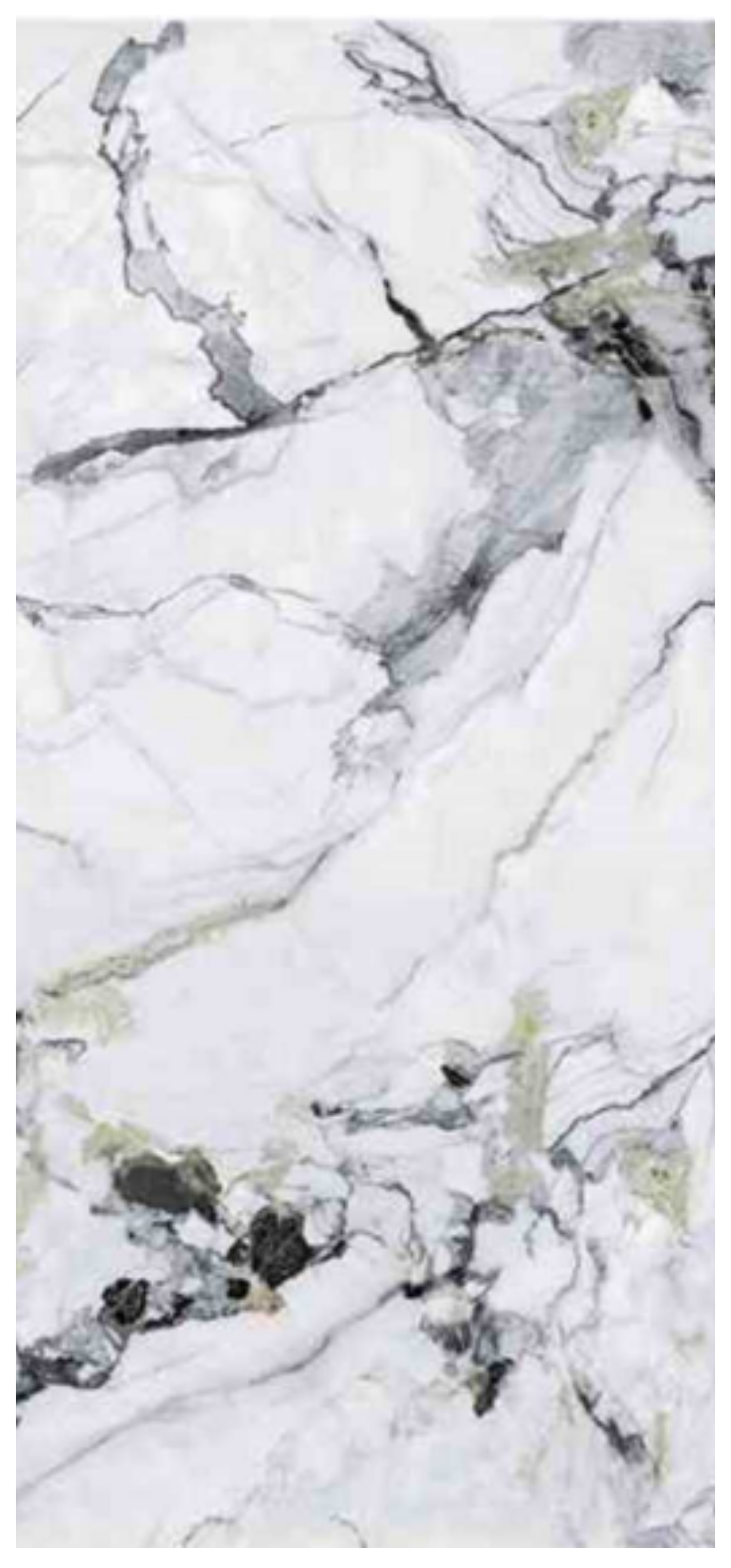 Normal Sintered Stone Slab - "Imperial Green Jade | ABC" Stone Pattern