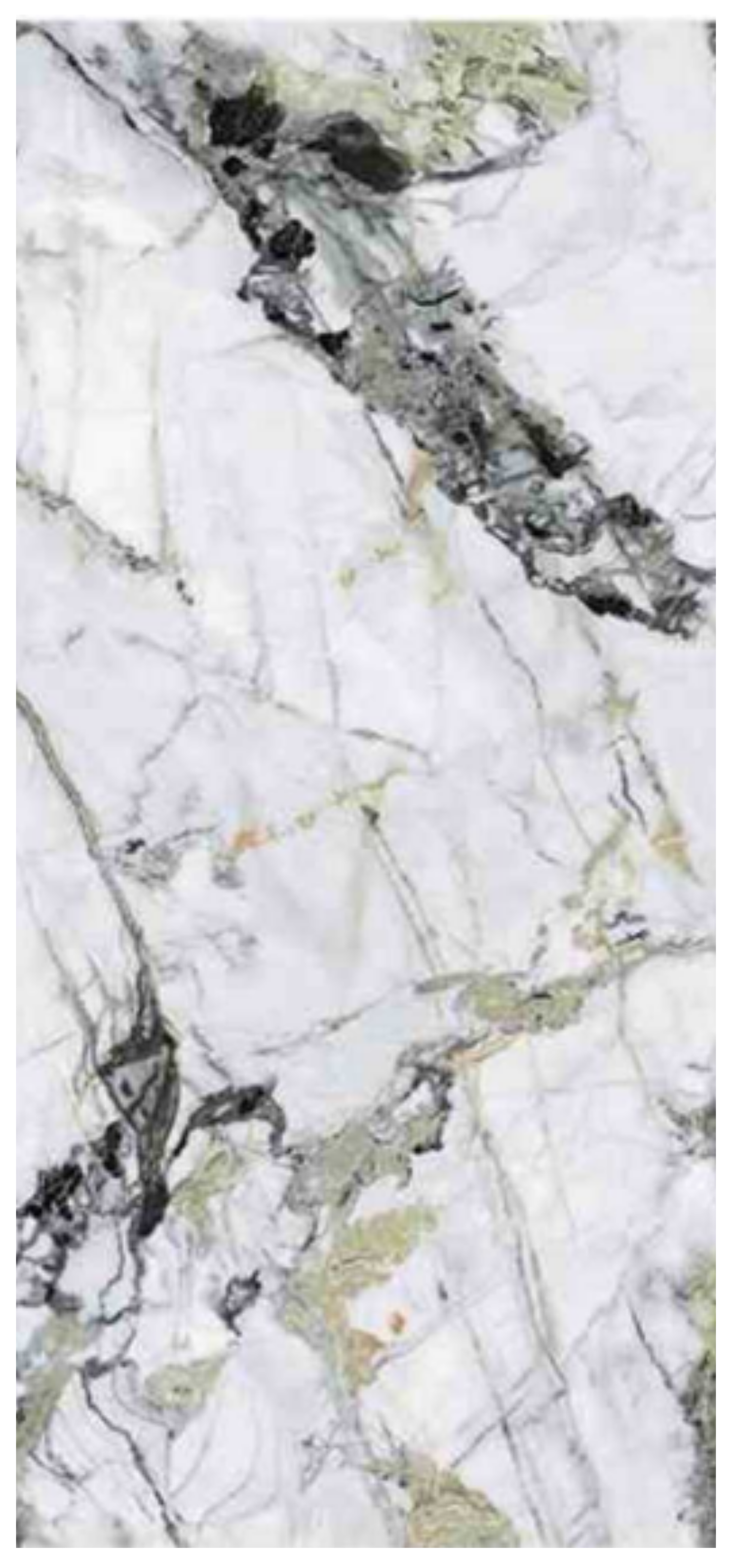 Normal Sintered Stone Slab - "Imperial Green Jade | ABC" Stone Pattern