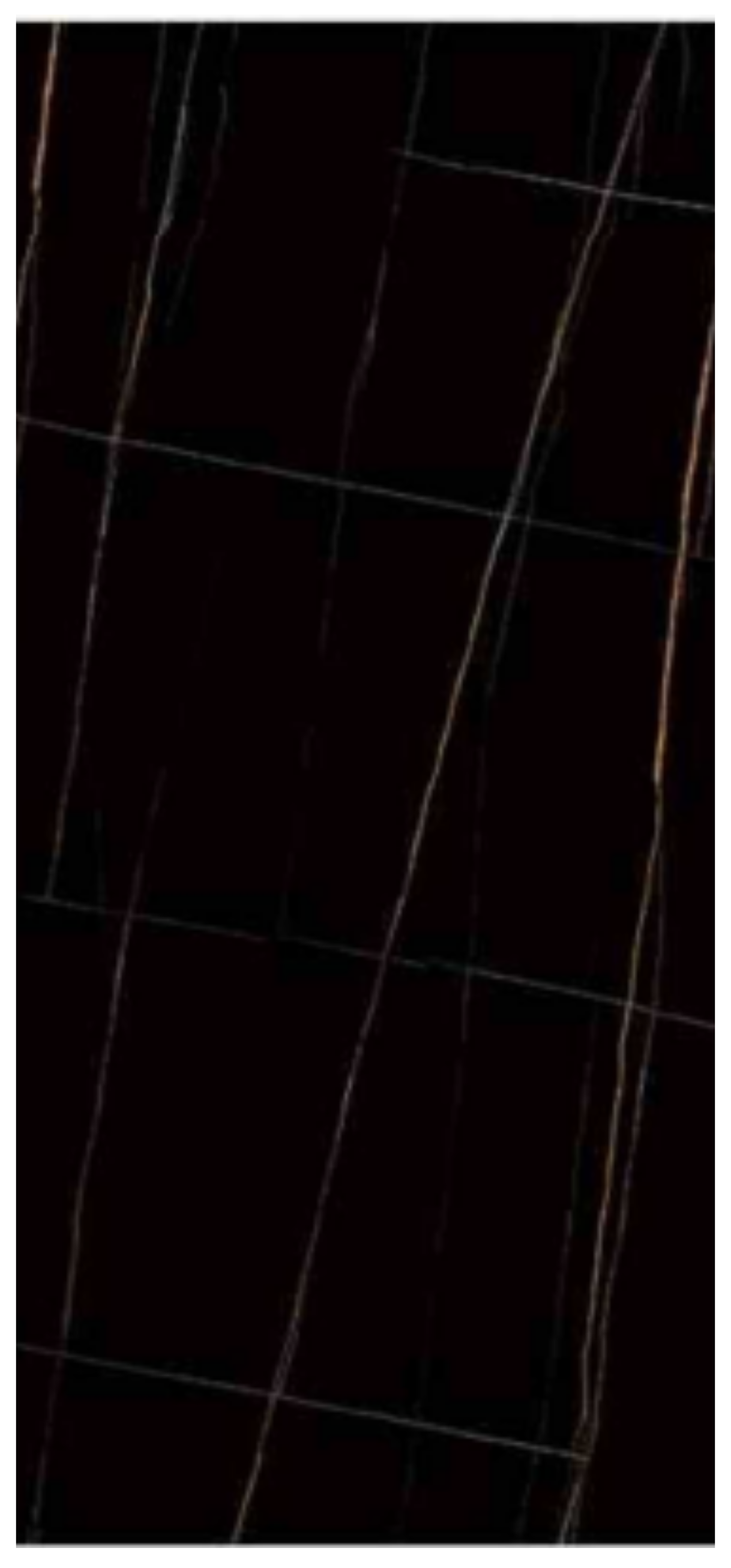 Normal Sintered Stone Slab - "Lauren Black Gold" Stone Pattern