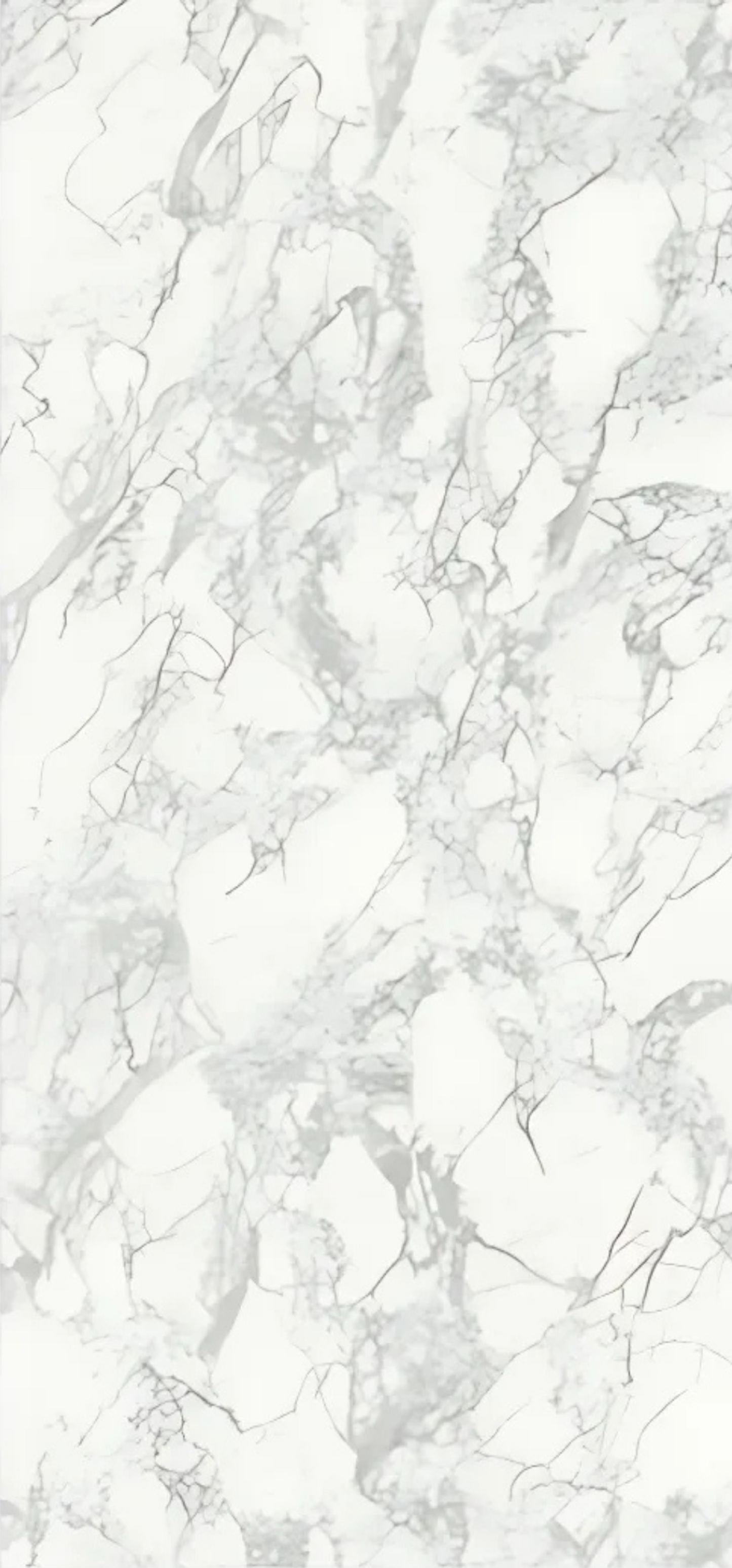 Normal Sintered Stone Slab - "Moire Big White" Stone Pattern