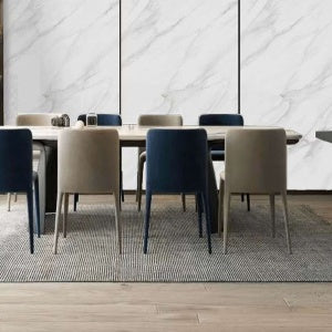 Normal Sintered Stone Slab - "New Carrara White | ABC" Stone Pattern