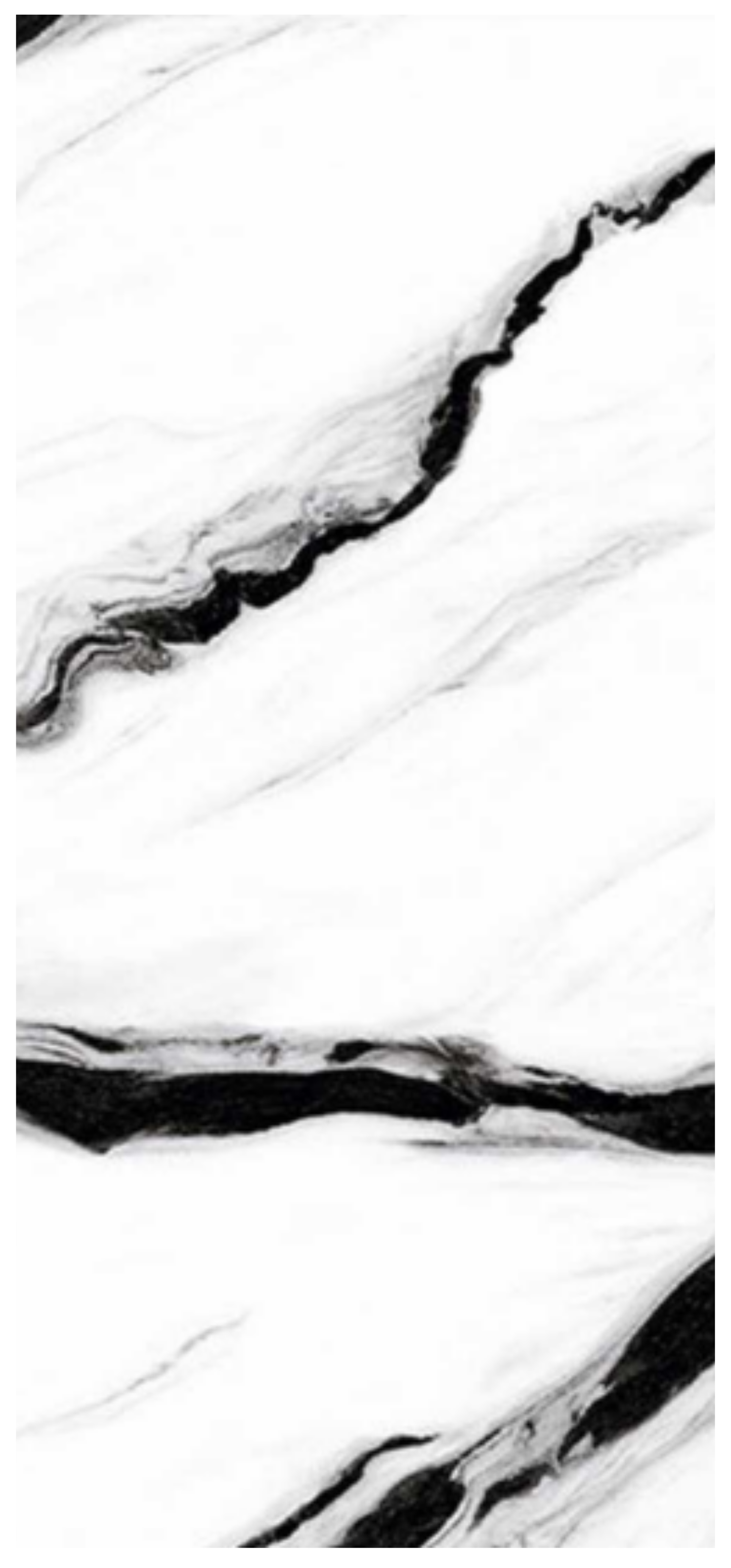 Normal Sintered Stone Slab - "Panda White | ABC" Stone Pattern