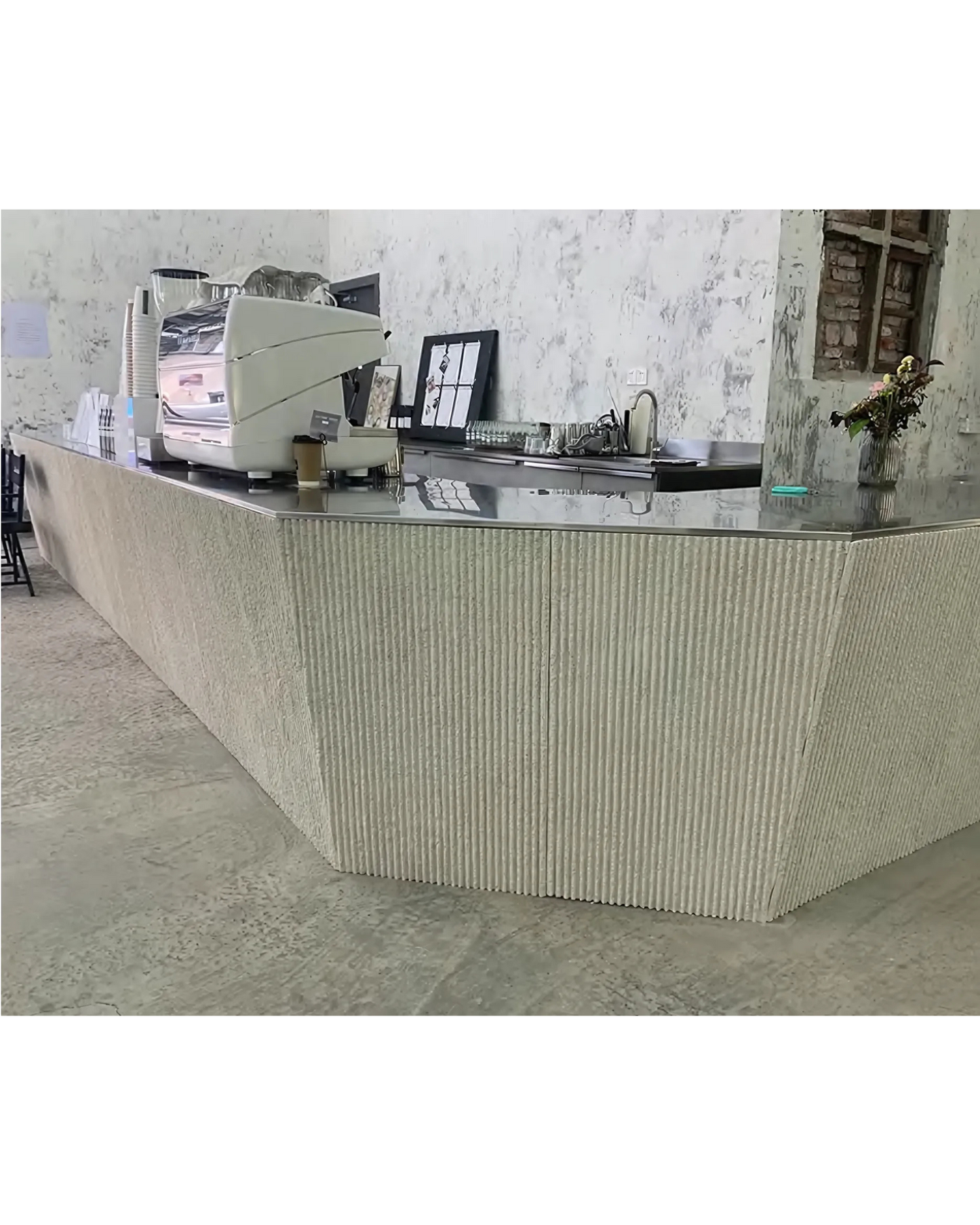 Modified Clay Material - "Round Line Stone"