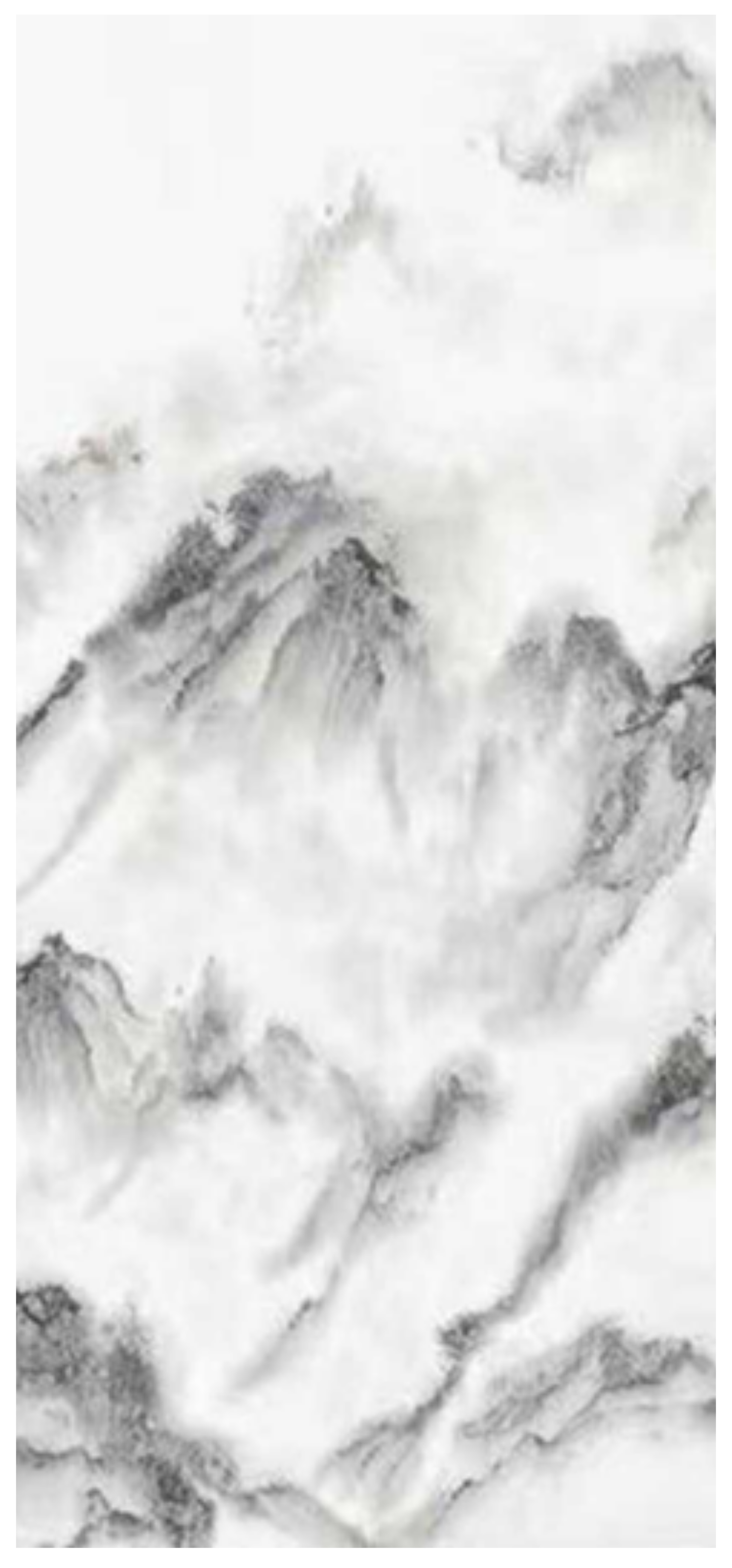 Normal Sintered Stone Slab - "Rich Mountain Residence Map | ABC" Stone Pattern