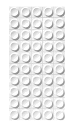 PU Stone - "Small circle brick"