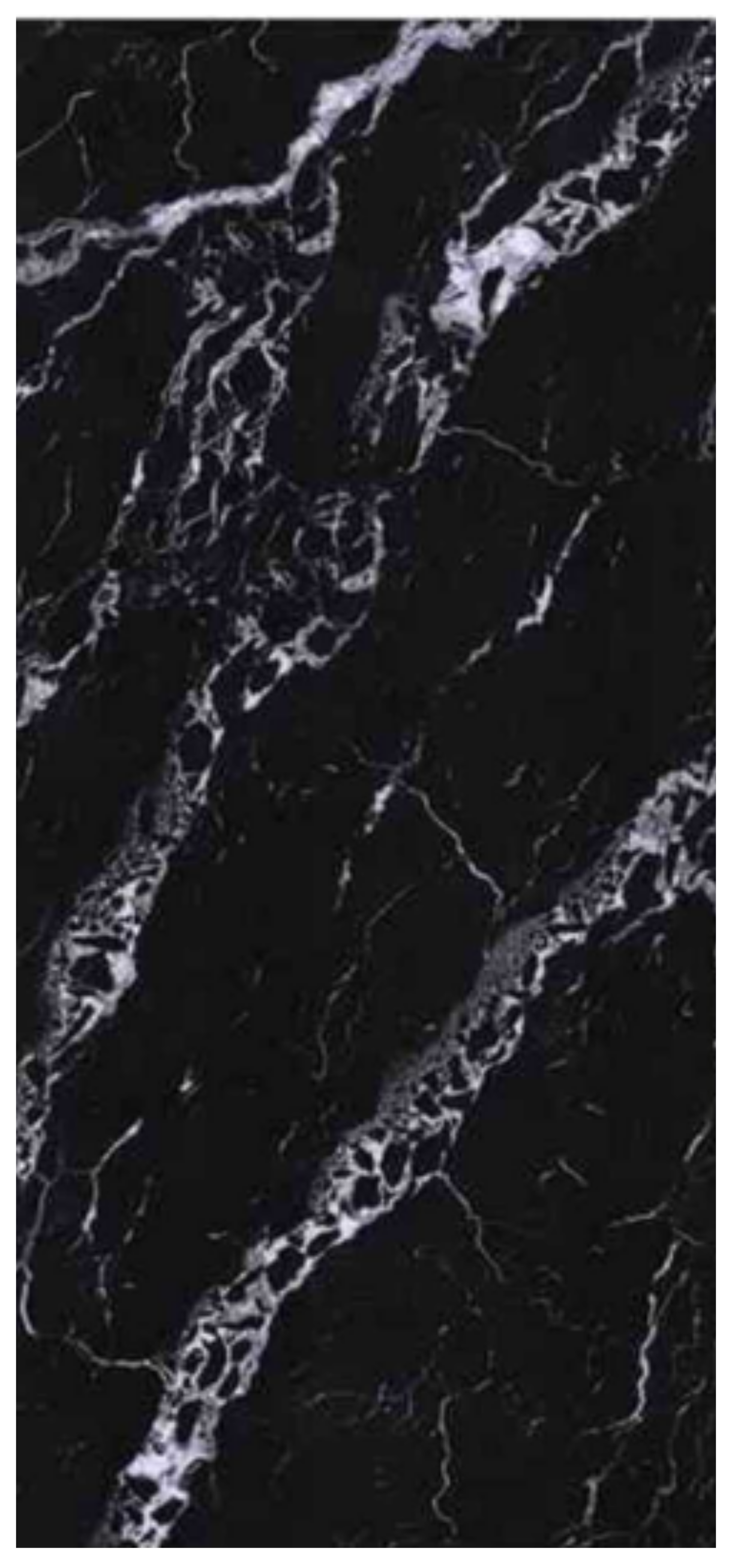 Normal Sintered Stone Slab - "Silver Dragon" Stone Pattern