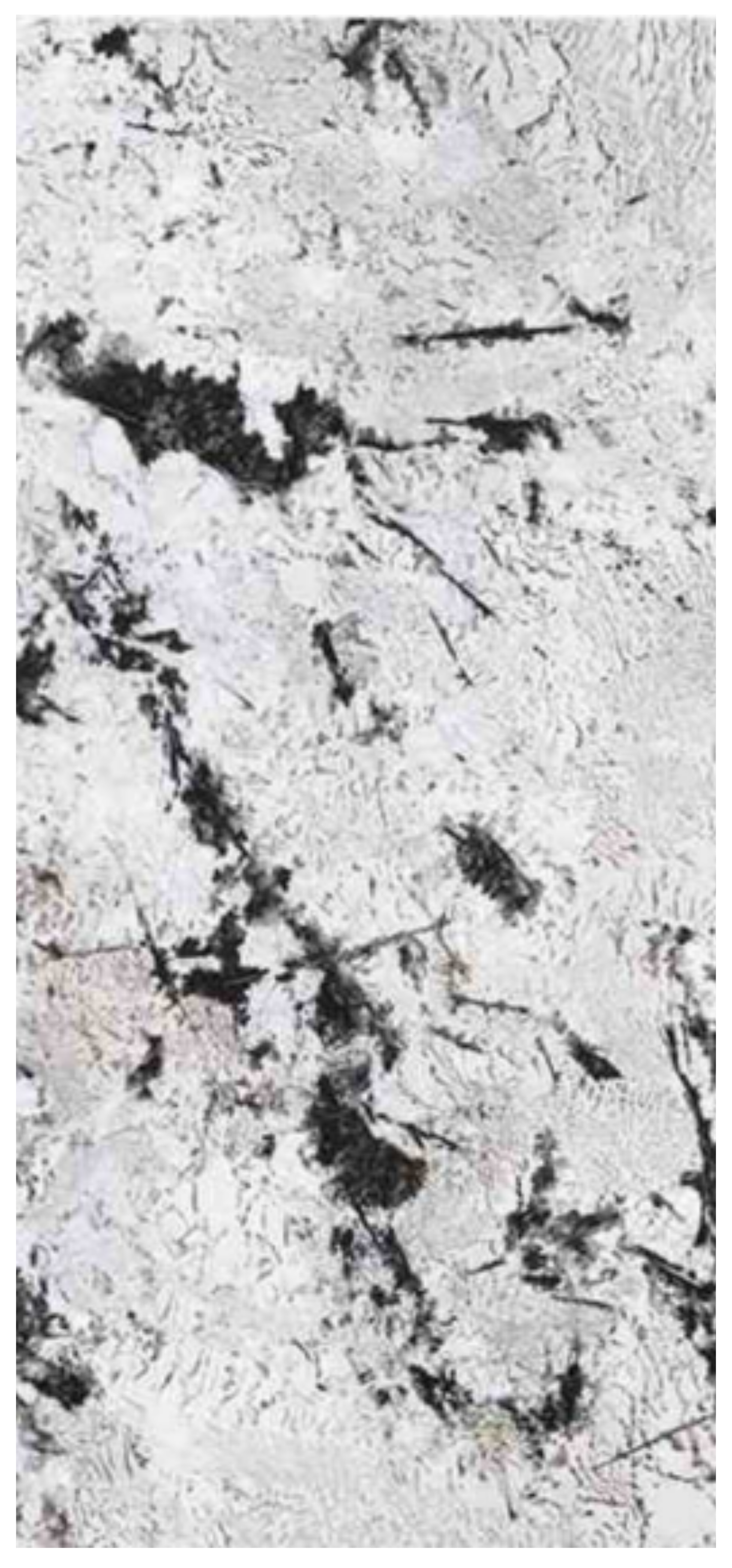 Normal Sintered Stone Slab - "Snow Mountain Silver Fox | ABC" Stone Pattern