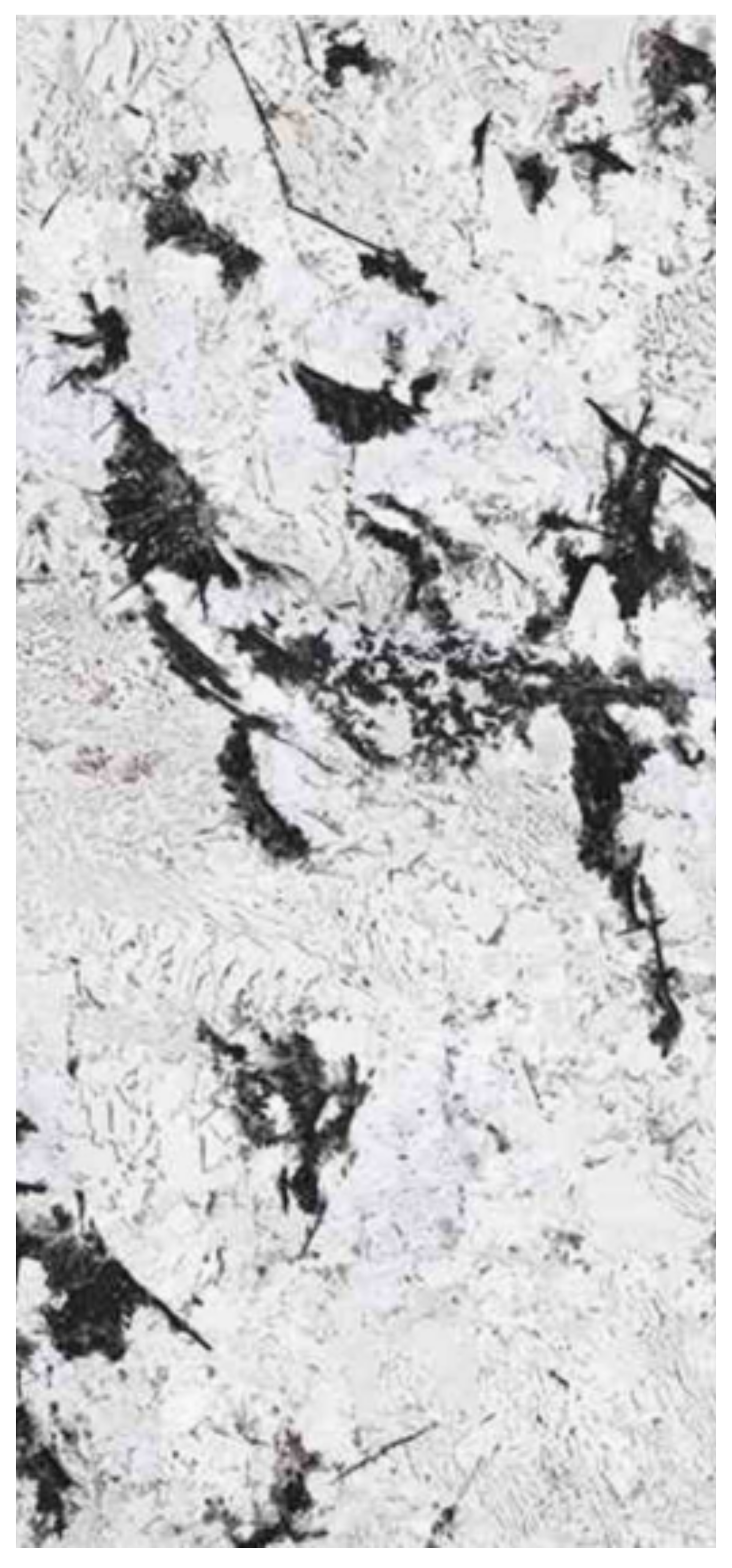 Normal Sintered Stone Slab - "Snow Mountain Silver Fox | ABC" Stone Pattern