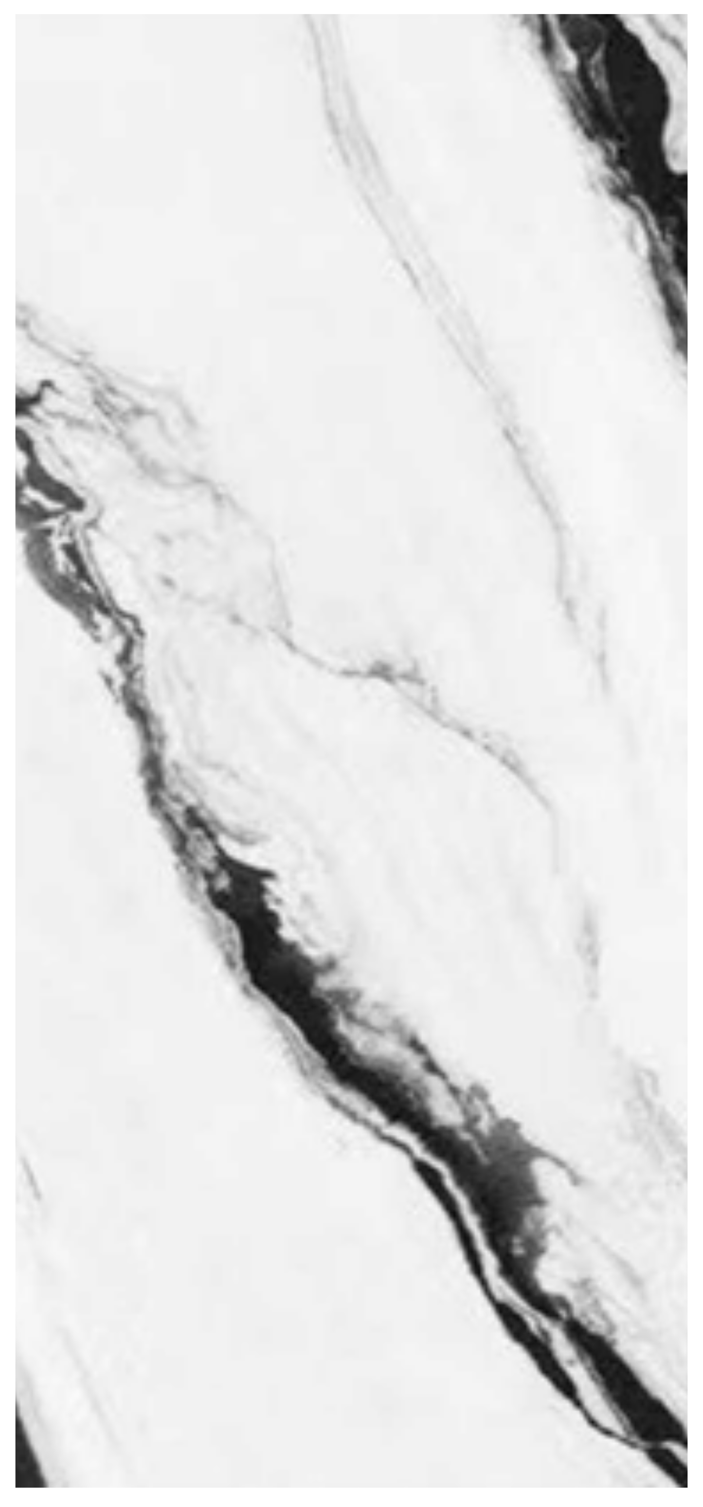 Normal Sintered Stone Slab - "Twill Panda White | ABC" Stone Pattern