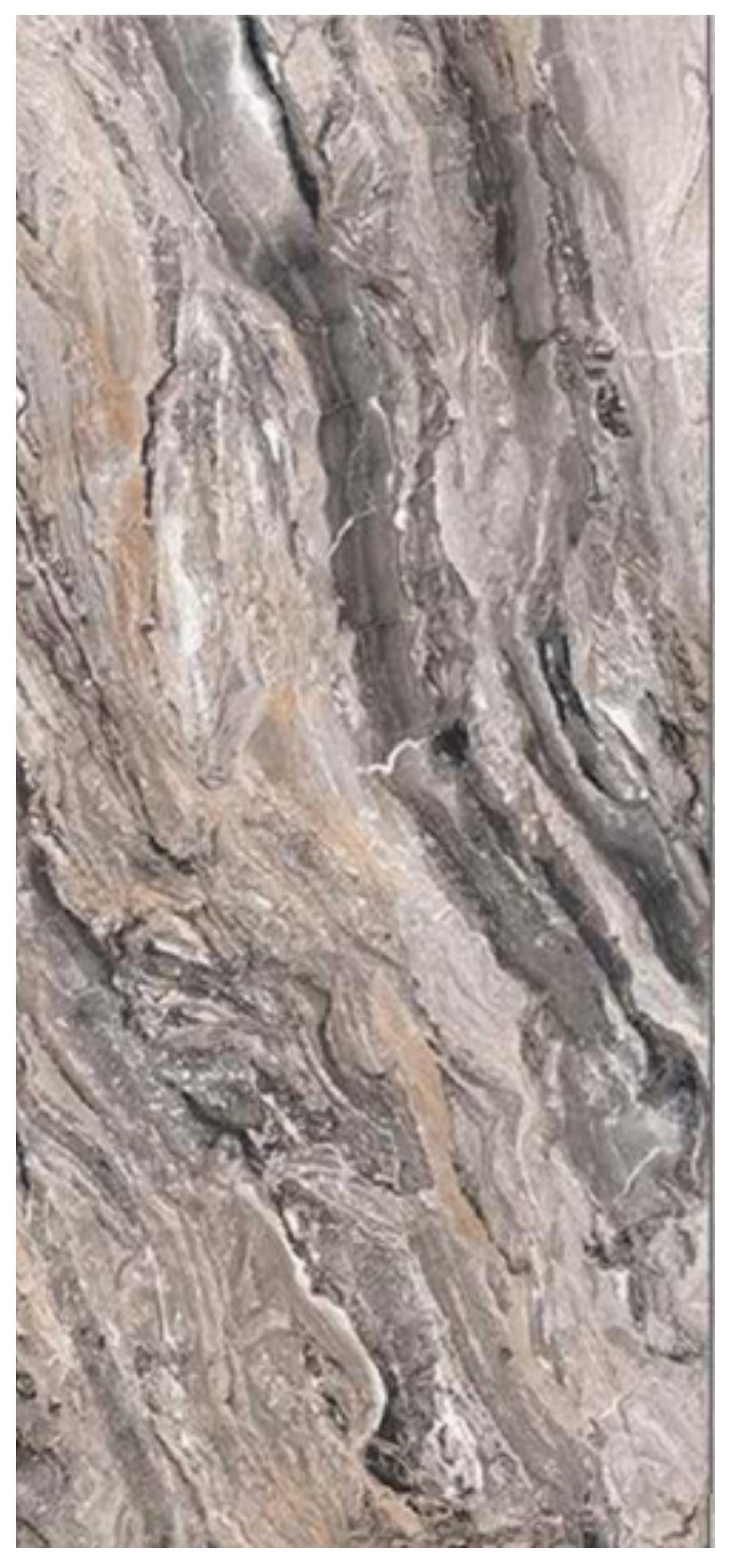 Normal Sintered Stone Slab - "Venetian Brown | AB" Stone Pattern
