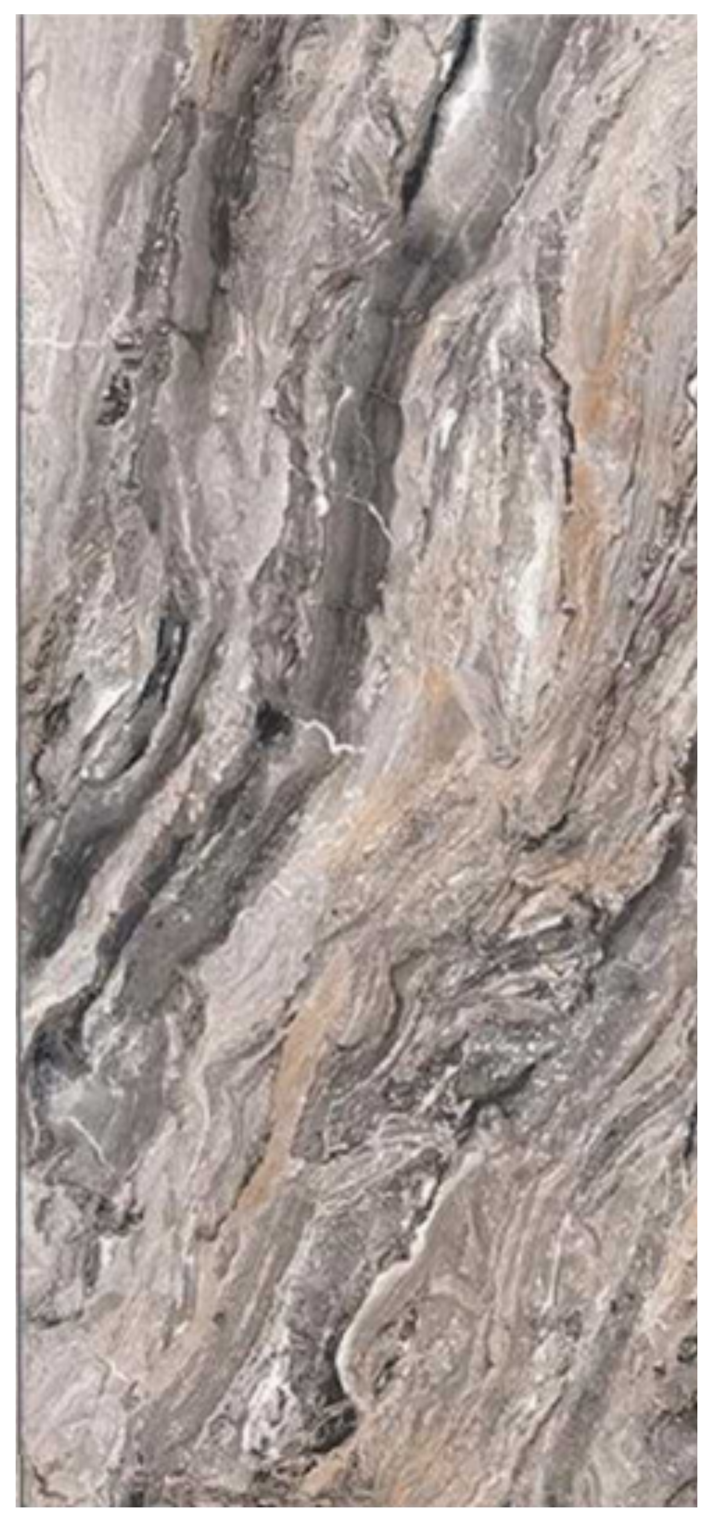 Normal Sintered Stone Slab - "Venetian Brown | AB" Stone Pattern