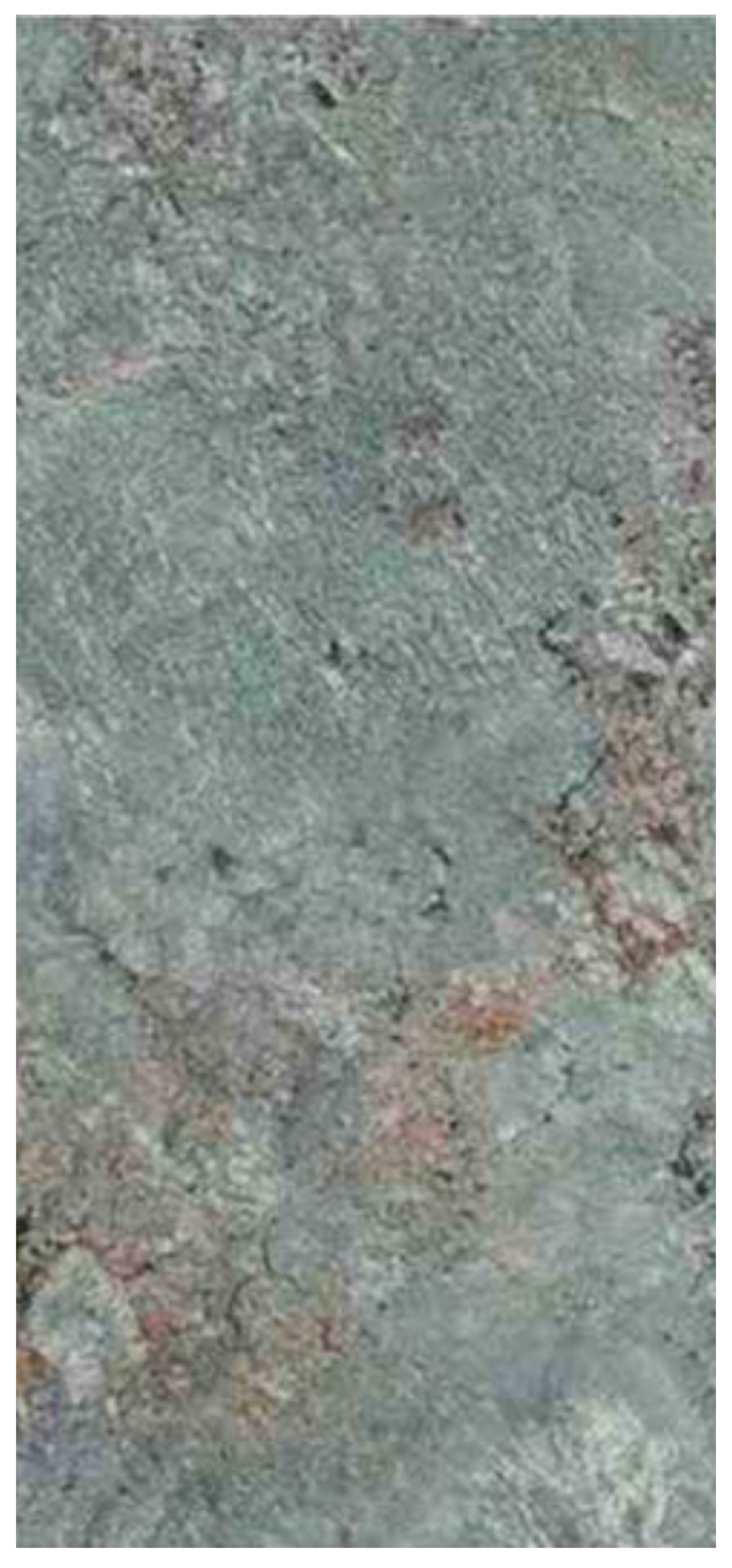 Normal Sintered Stone Slab - "Waves Green" Stone Pattern
