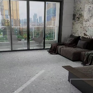 Normal Sintered Stone Slab - "Terrazzo" Stone Pattern