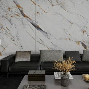 Normal Sintered Stone Slab - "Carve Fish Maw Gold | ABC" Stone Pattern