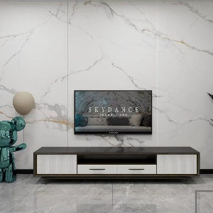 Normal Sintered Stone Slab - "Classic Fish Belly Gold | ABC" Stone Pattern