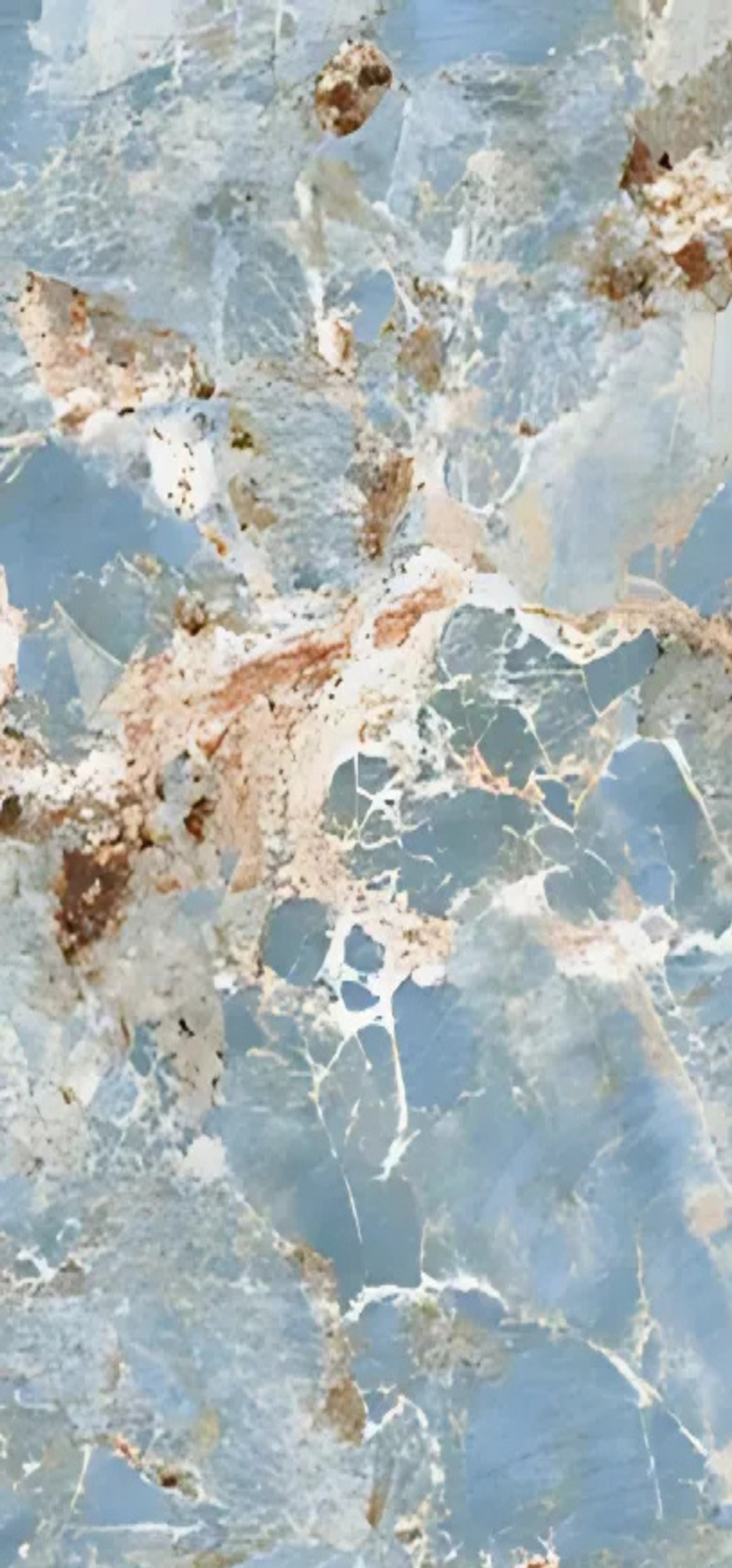 Normal Sintered Stone Slab - "Iagate Green" Stone Pattern