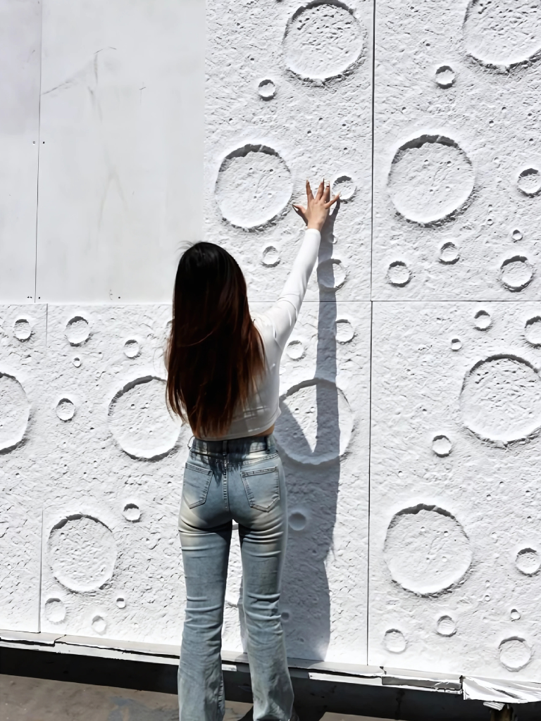 PU Stone - " Lunar stone (Large circle)"