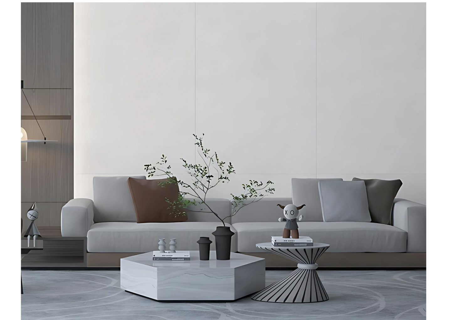 Normal Sintered Stone Slab - "Rococo Series" Stone Pattern