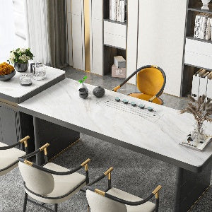 Normal Sintered Stone Slab - "The Best Water Gauze" Stone Pattern