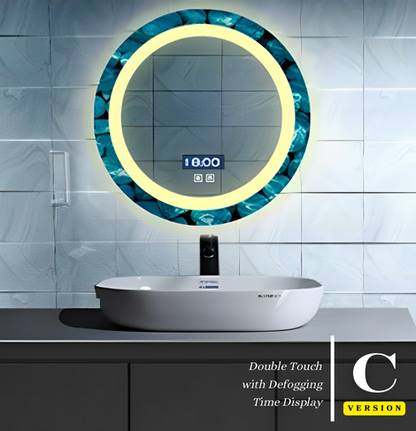 SMART MIRROR Style Series | LED lights with Defogging, Bluetooth Music, Time and Temperature Display