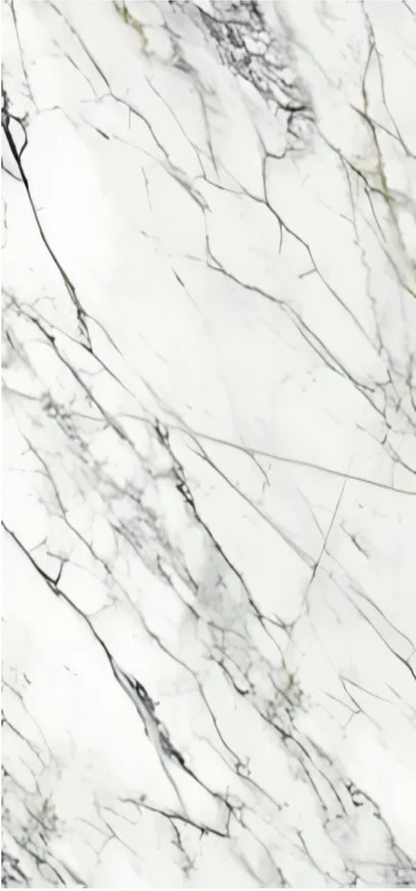 Normal Sintered Stone Slab - "Casa White | ABC" Stone Pattern