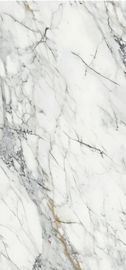 Normal Sintered Stone Slab - "Casa White | ABC" Stone Pattern