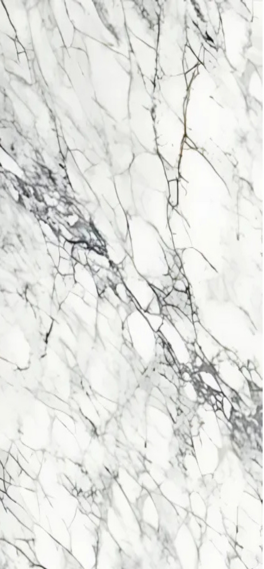 Normal Sintered Stone Slab - "Casa White | ABC" Stone Pattern