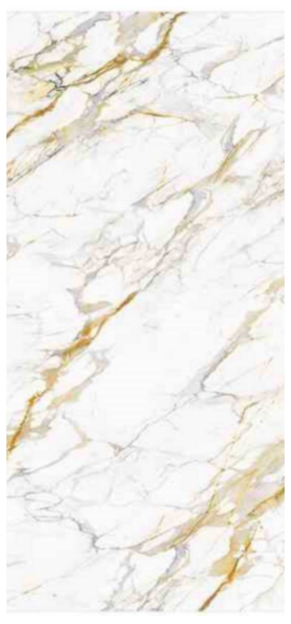 Normal Sintered Stone Slab - "Calacatta Gold" Stone Pattern