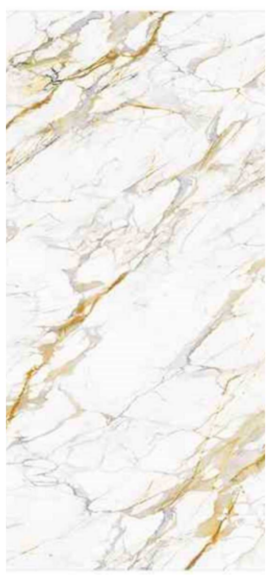 Normal Sintered Stone Slab - "Calacatta Gold" Stone Pattern