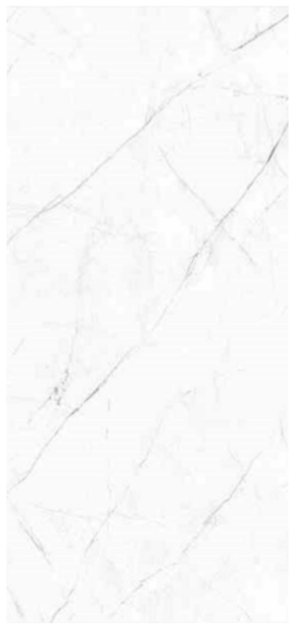 Normal Sintered Stone Slab - "Camia White | ABC" Stone Pattern