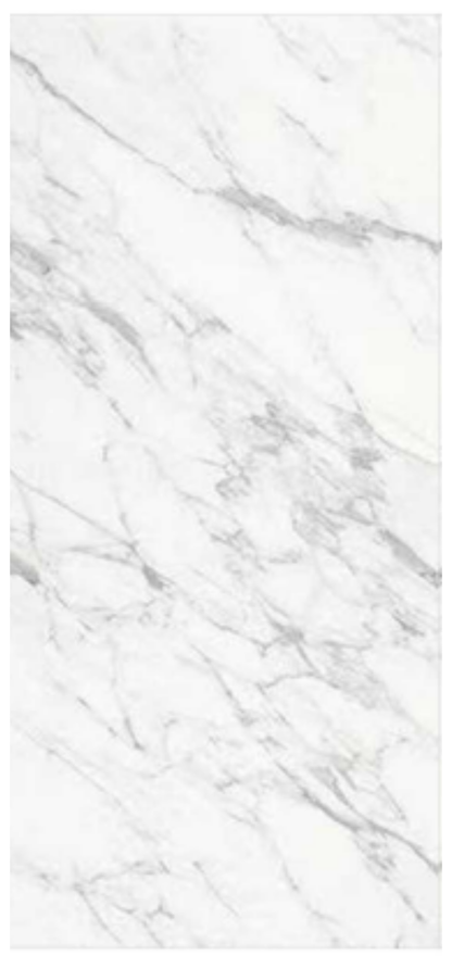 Normal Sintered Stone Slab - "Carrara White | AB" Stone Pattern