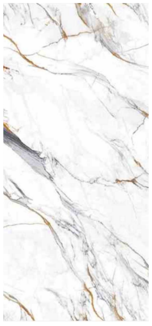 Normal Sintered Stone Slab - "Carved Calacatta Gold | ABC" Stone Pattern