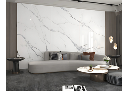 Normal Sintered Stone Slab - "Greek White " Stone Pattern