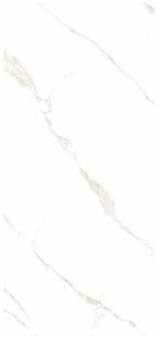 Normal Sintered Stone Slab - "New Italy Calacatta White" Stone Pattern