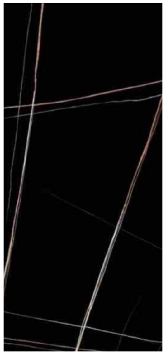Normal Sintered Stone Slab - "New Laurent Black Gold" Stone Pattern