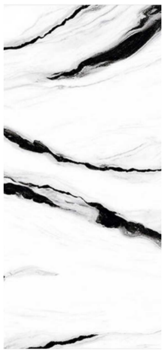 Normal Sintered Stone Slab - "Panda White | ABC" Stone Pattern